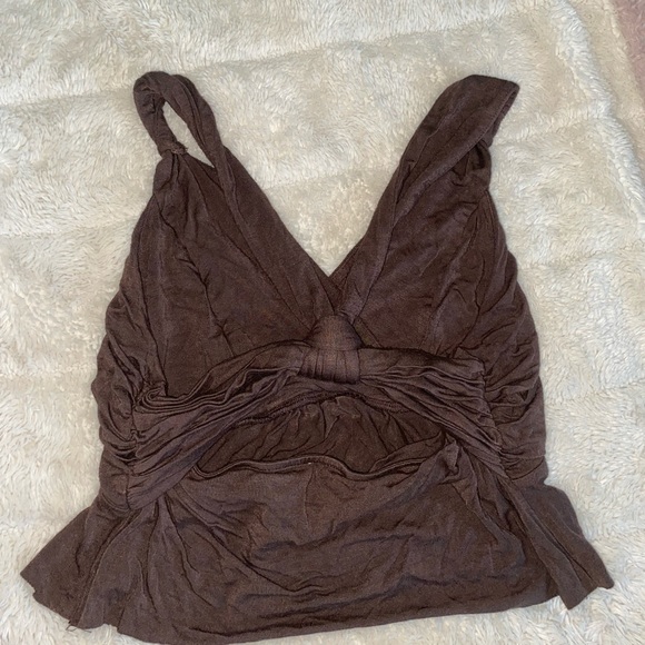 Stunning brown tank top - Picture 2 of 3